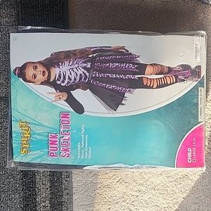 Punk Rock Skeleton / Monster High Themed girl costume